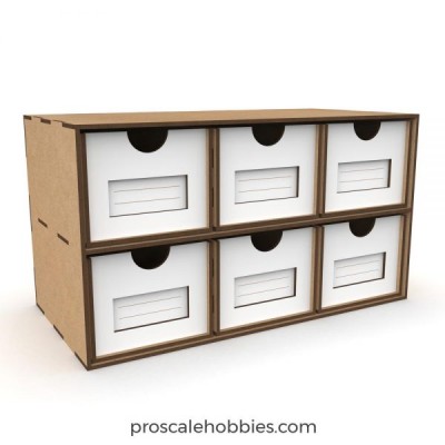 Standard drawers 2x3.