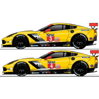 Corvette C7R Daytona 2015  car nr 3